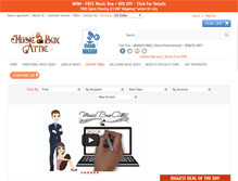 Tablet Screenshot of musicboxattic.com